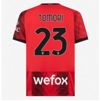 Fotbalové Dres AC Milan Fikayo Tomori #23 Domácí 2023-24 Krátký Rukáv